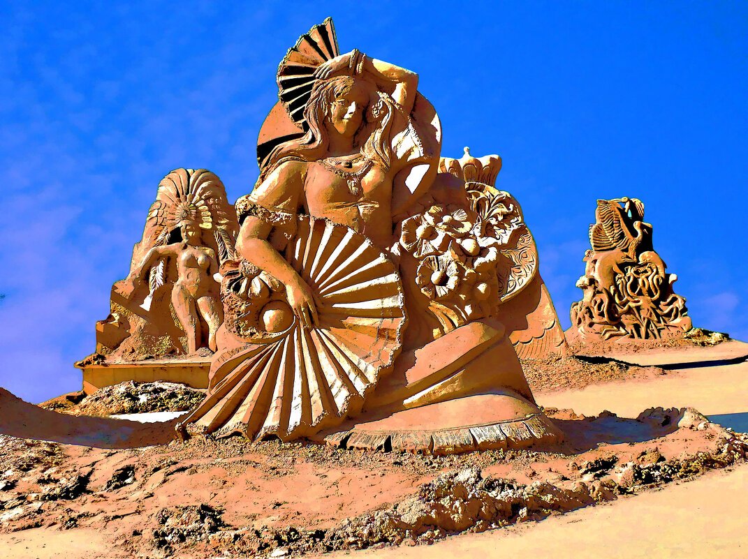 Скульптуры из песка - Михаил Николаев