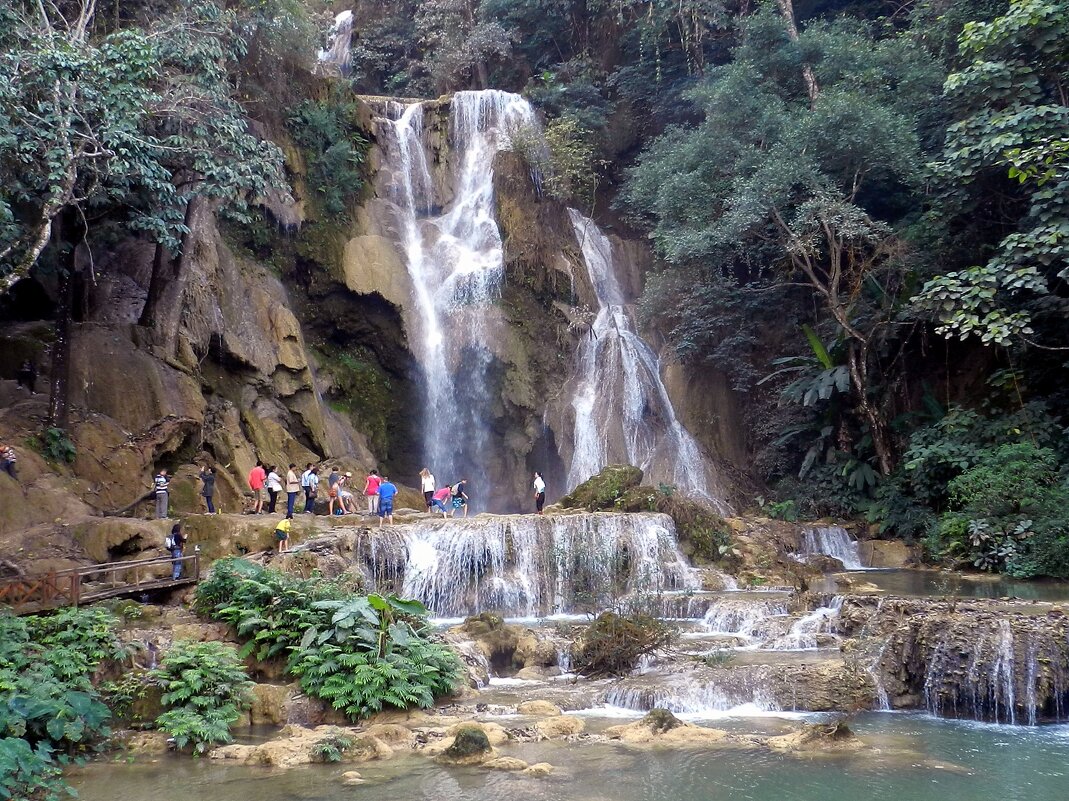 У водопада Куанг Си. Лаос - Ольга Довженко