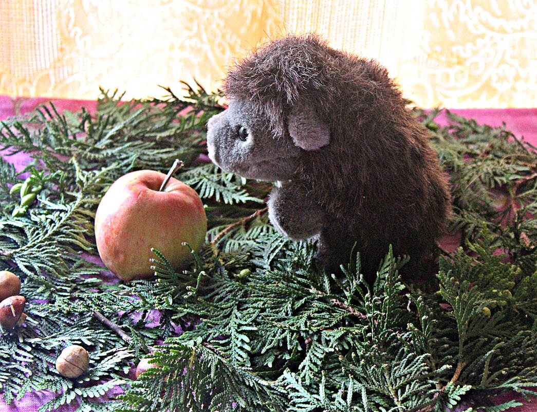 Ёжик с яблоком - Лариса 
