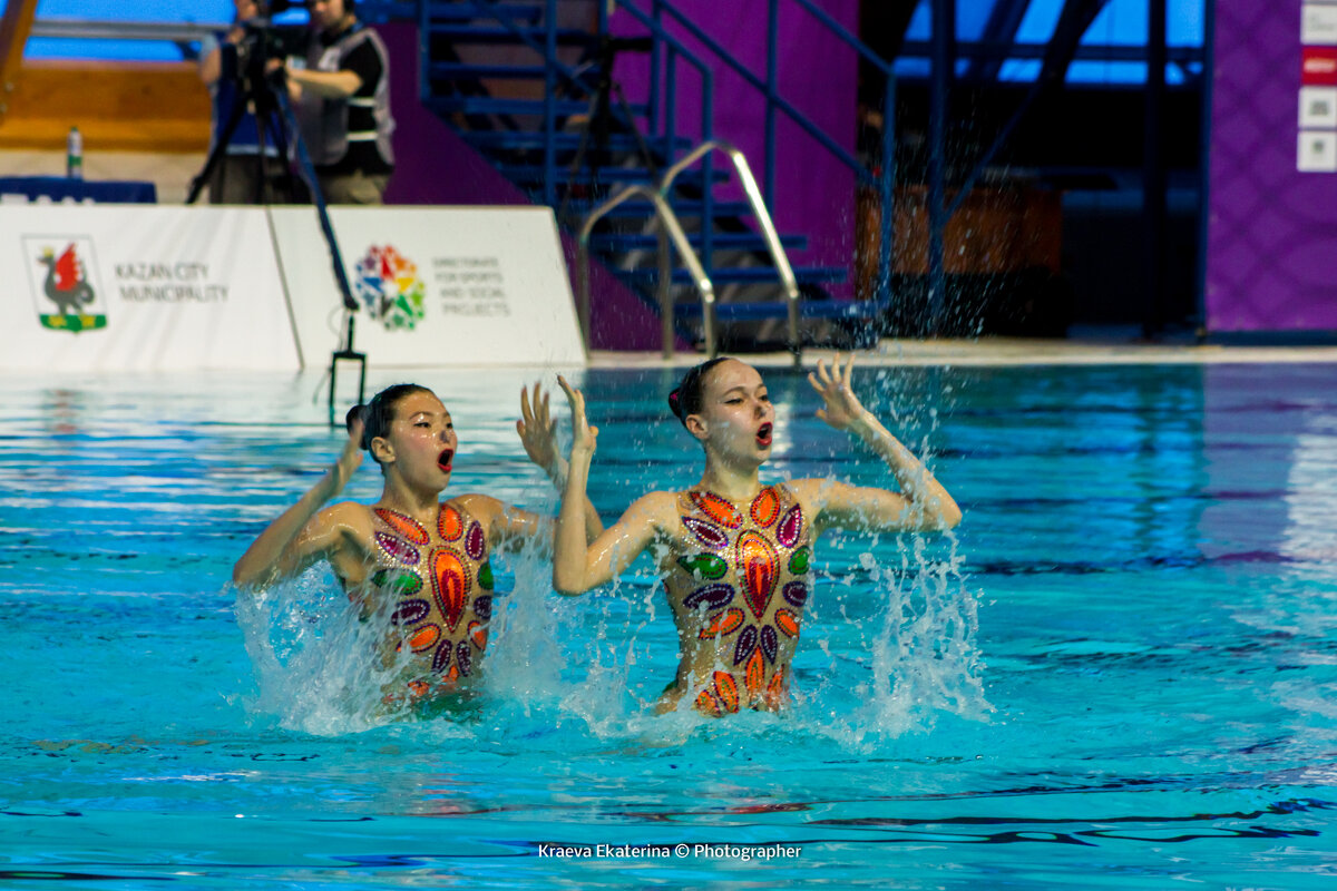 Синхронное плавание - Екатерина Краева