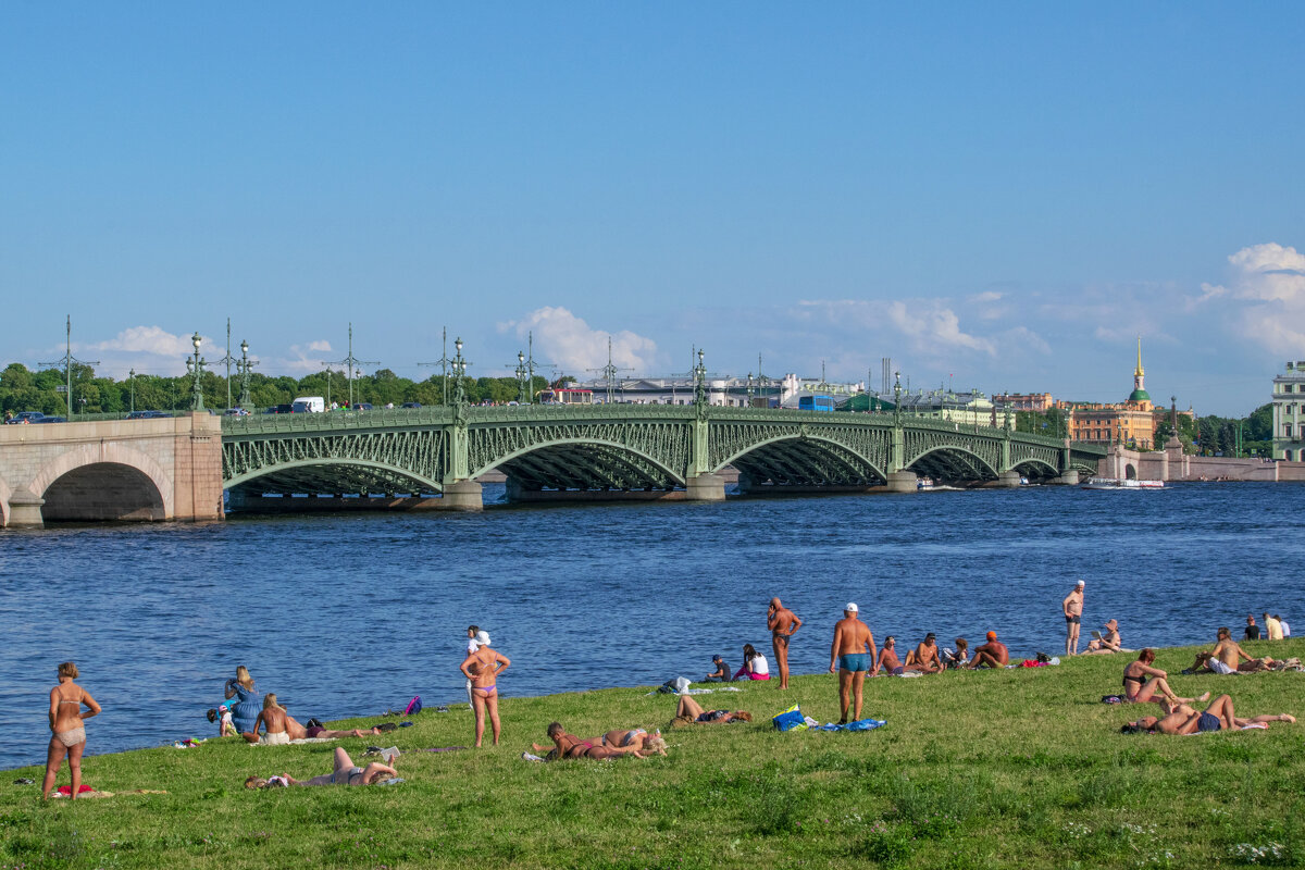 Санкт-Петербург. Пляж Петропавловской крепости - Дарья Меркулова