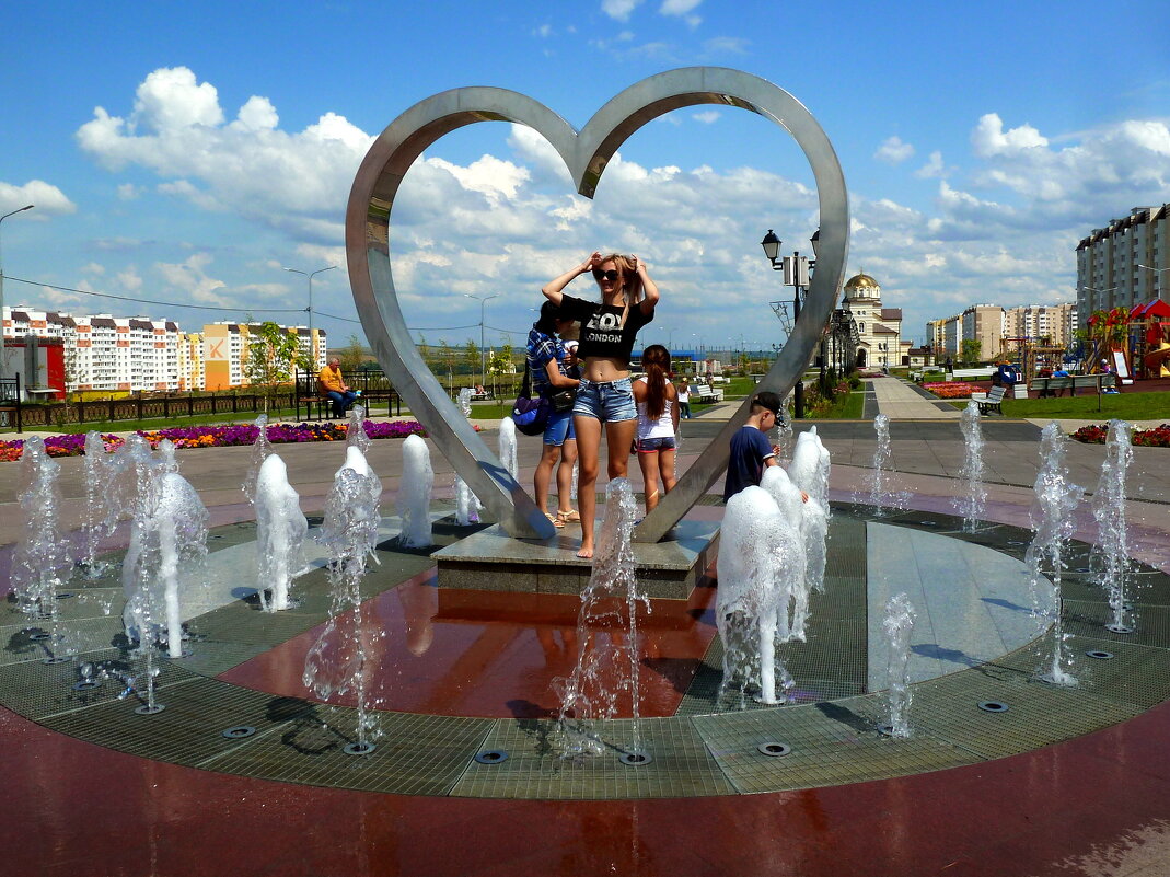 "Сердечный" фонтан в Саратове - Лидия Бараблина