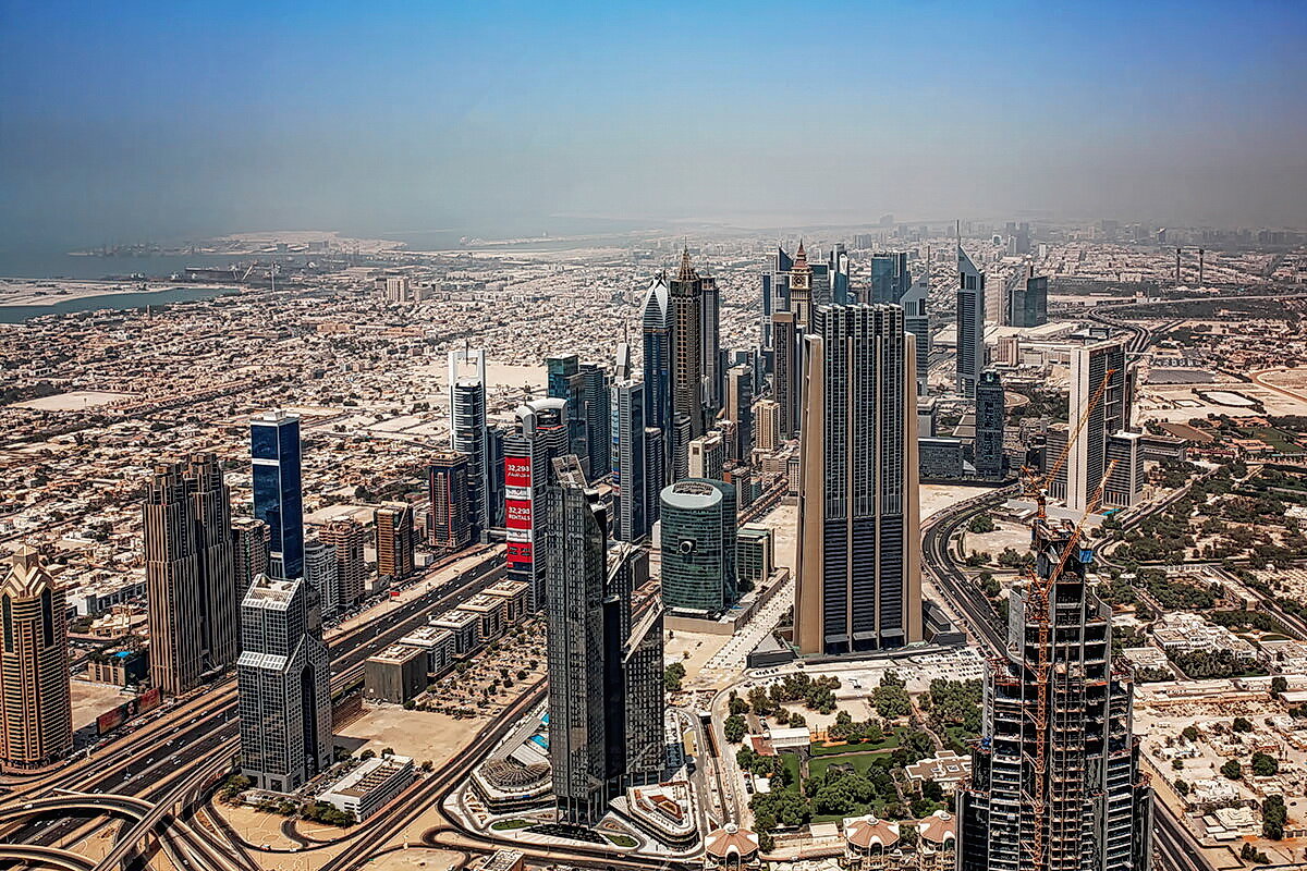 Dubai from Burj Khalifa - Arturs Ancans