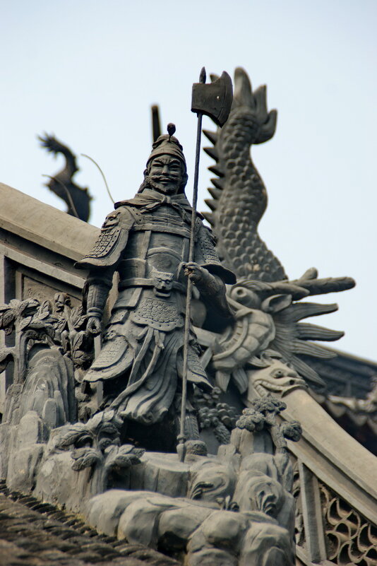Скульптура в храме верховного божества в Шанхае - Александр Чеботарь