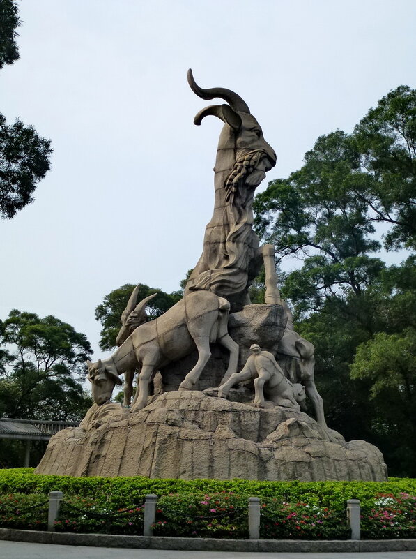 5 козлов - символ Гуанчжоу - Александр Чеботарь