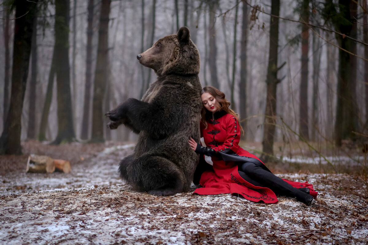 Фото с медведем - Наталья Сидорова