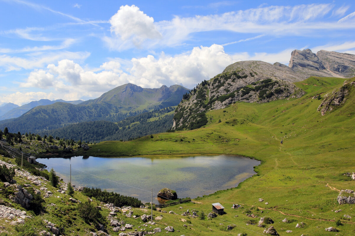 Lago di Valparola - skijumper Иванов