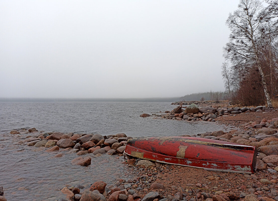 Берег Ладожского озера в декабре - VL 