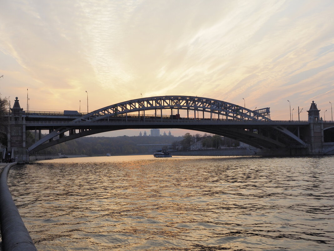 Андреевский мост, через реку Москва. - Евгений Седов