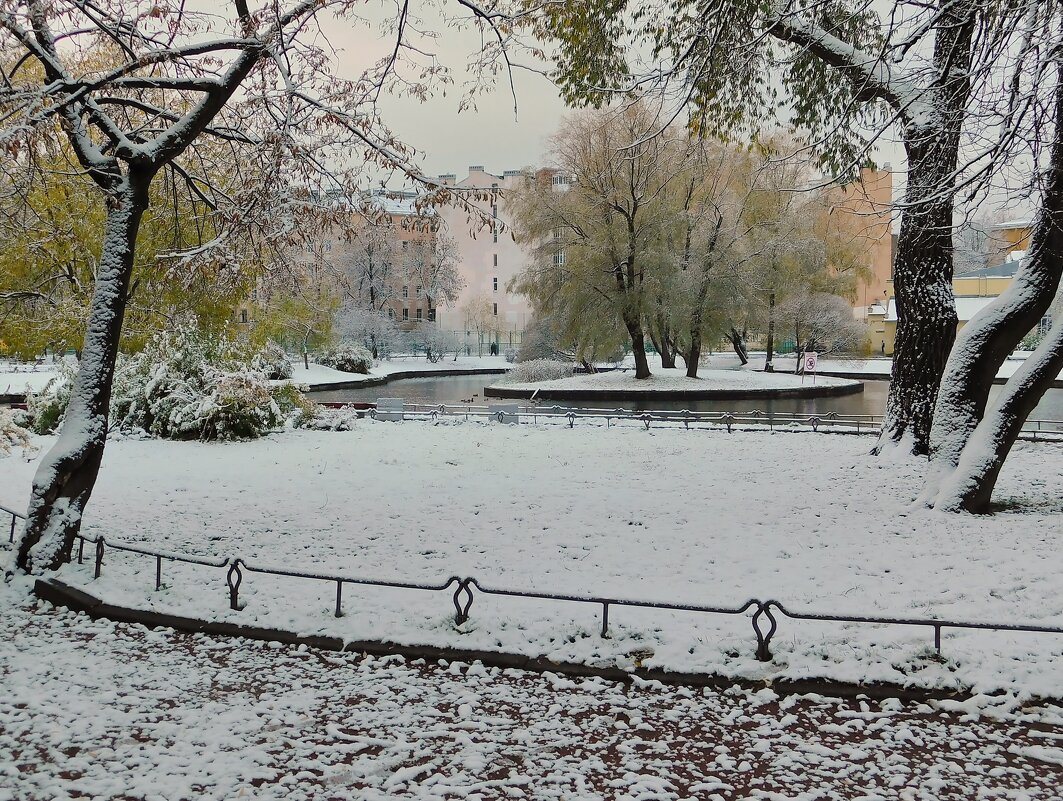 Зимний пейзаж в октябре - Andzhin 