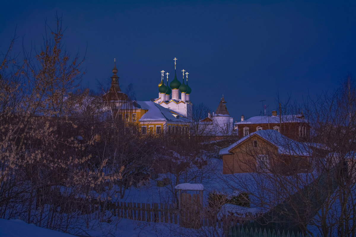 зимний вечер - Moscow.Salnikov Сальников Сергей Георгиевич