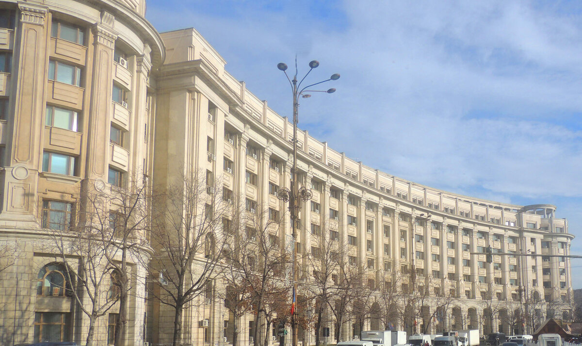 Фрагмент Дворца Парламента .Бухарест - Гала 
