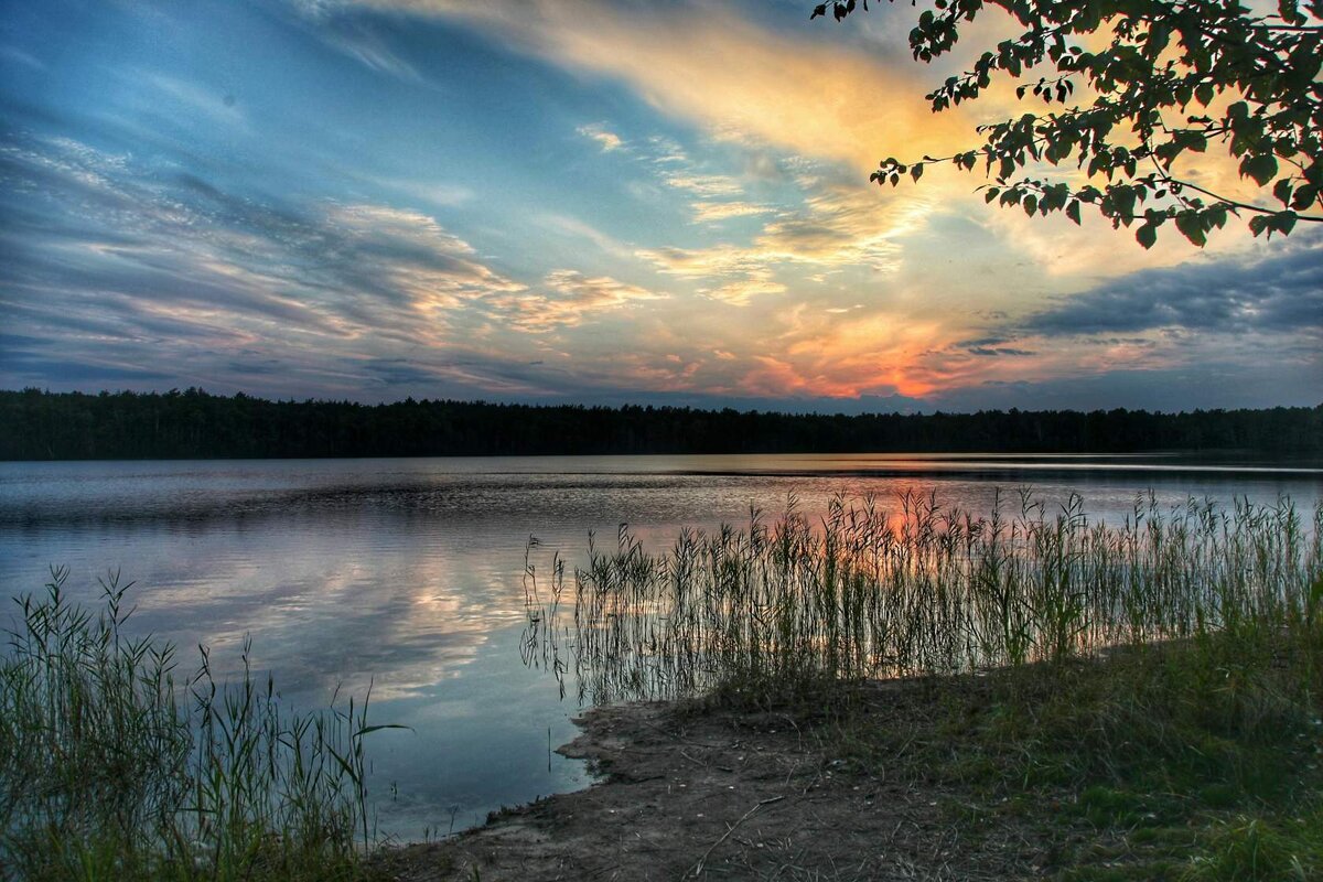 Вечер на озере. - Анастасия Самигуллина