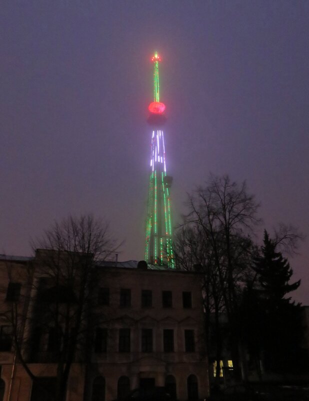 Телевизионная башня в Рождество. - Ирина ***