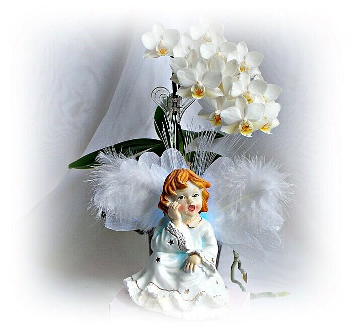 Ангел и орхидея. - Валерия Комова