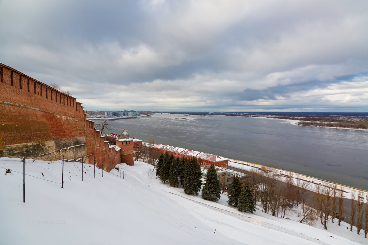 Стена нижегородского Кремля - Александр Синдерёв