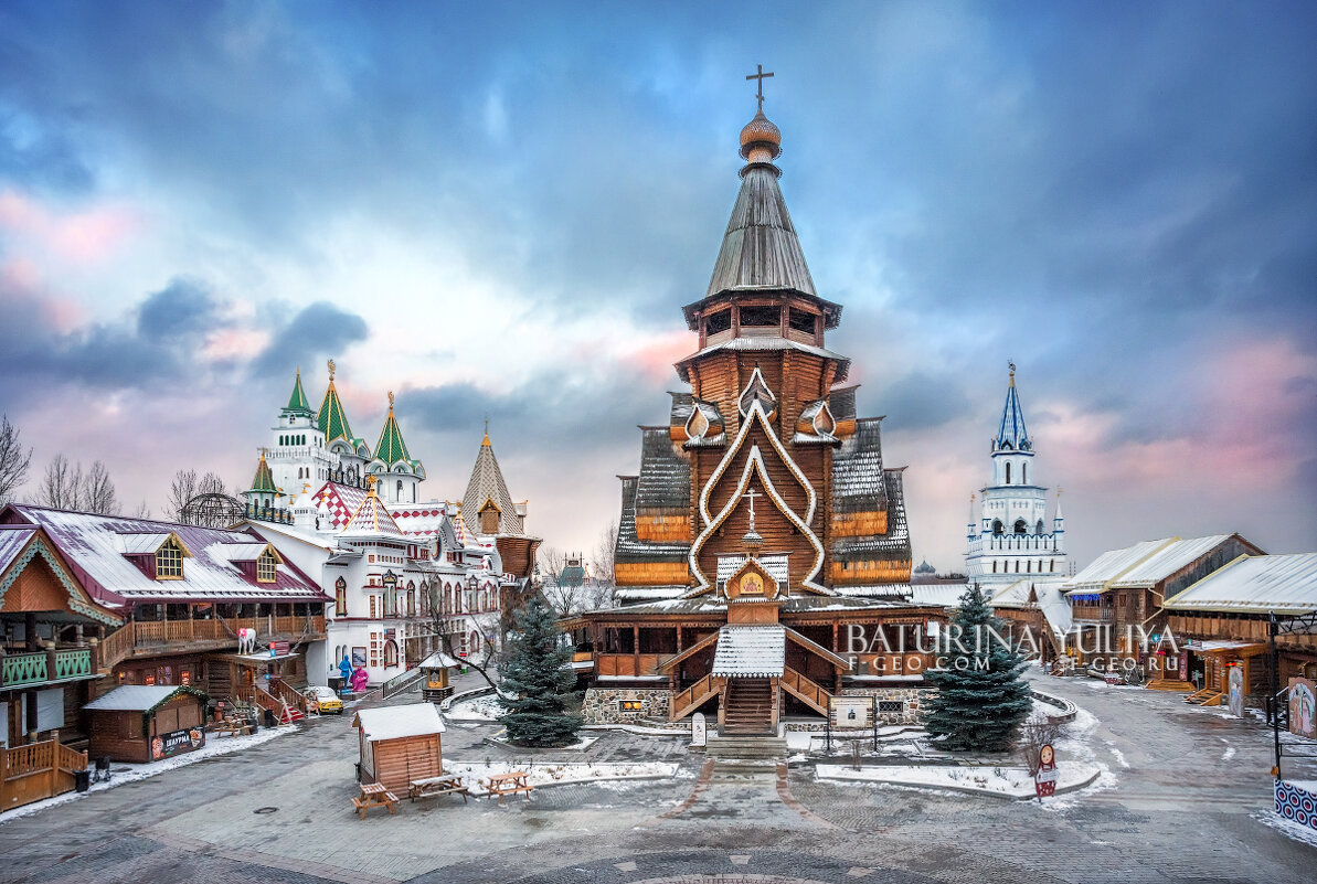 Вид на Храм Святителя Николая в Измайлово - Юлия Батурина