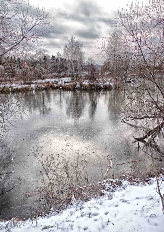 зима на озере - юрий иванов