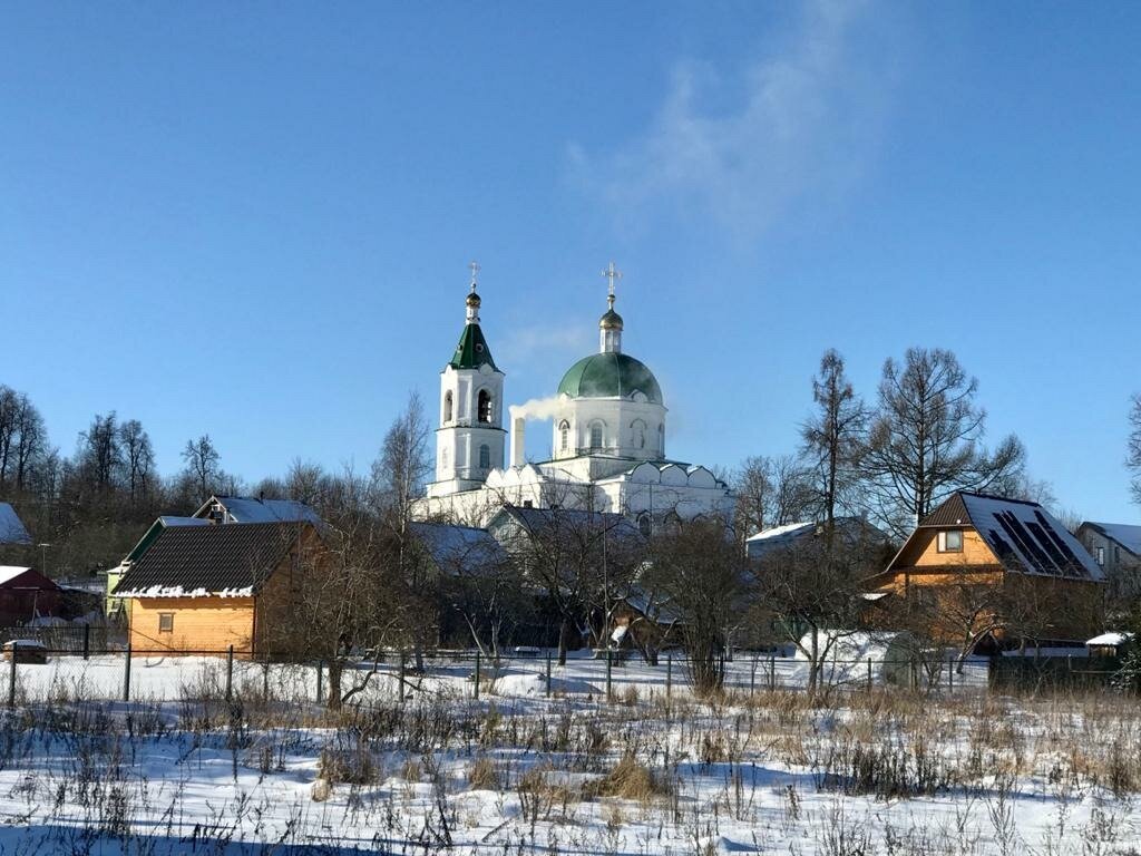 Панорама храма Рождества Христова в селе Рождествено - Galina Leskova