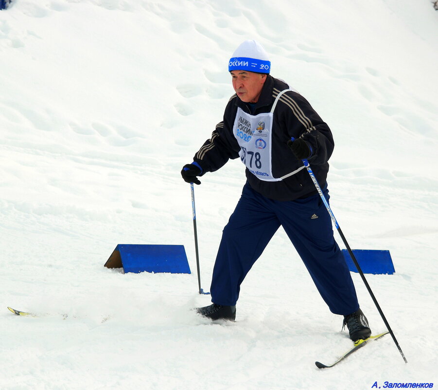 Бегом на лыжах от инфаркта.. :-) - Андрей Заломленков