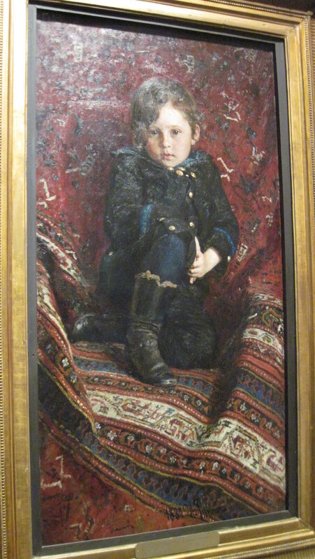 Портрет Юрия Репина в детстве. 1882 г. - Маера Урусова