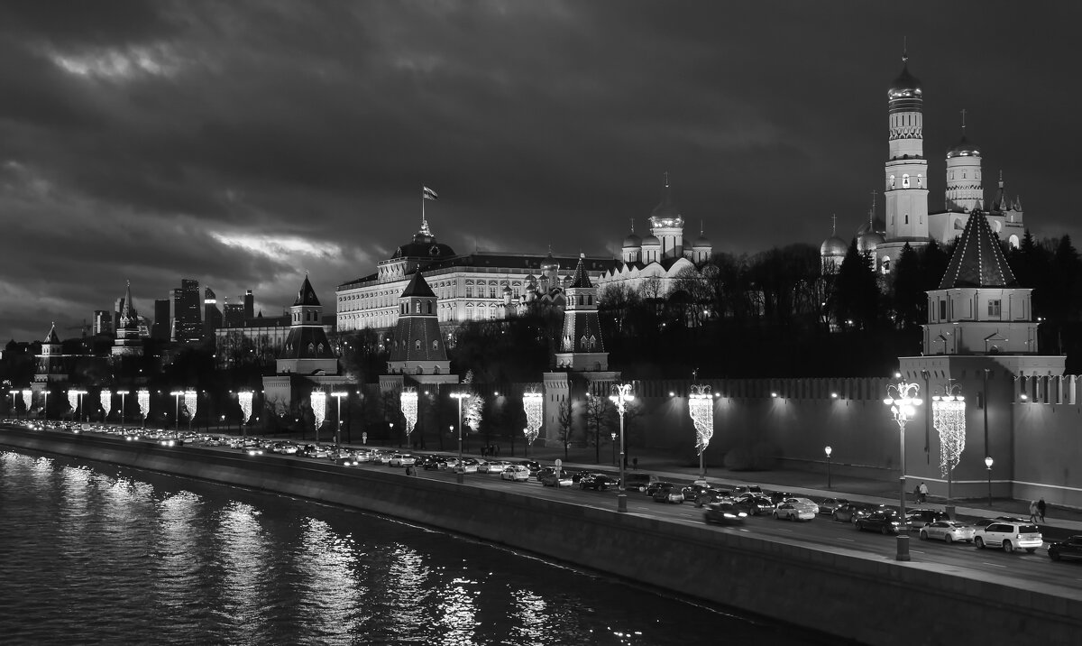 Московский Кремль после заката - Евгений (bugay) Суетинов