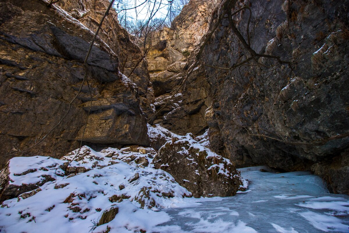 Ледяная река водопада Цисубаши IMG_0892 - Олег Петрушин