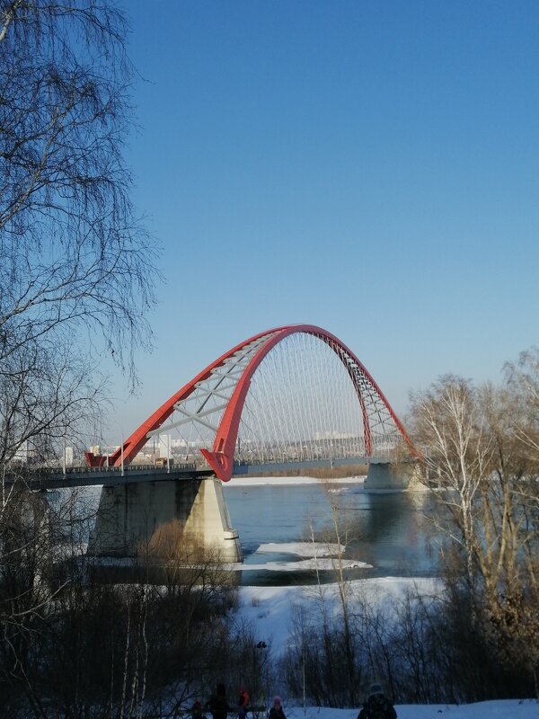 Бугринский мост, Новосибирск, река Обь. - ОКСАНА ЮРЬЕВНА ШВЕЦ