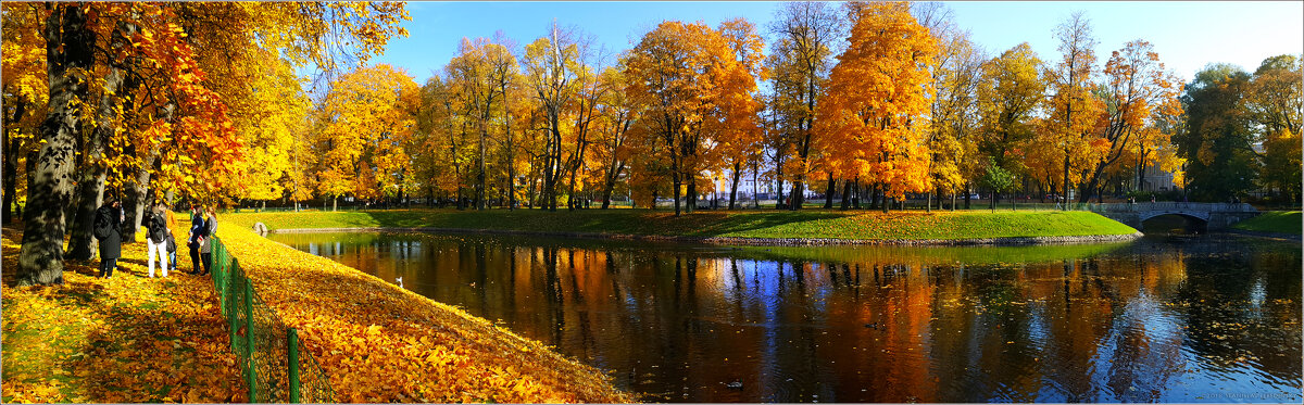 My magic Petersburg_03579_осень в Михайловском саду - Станислав Лебединский