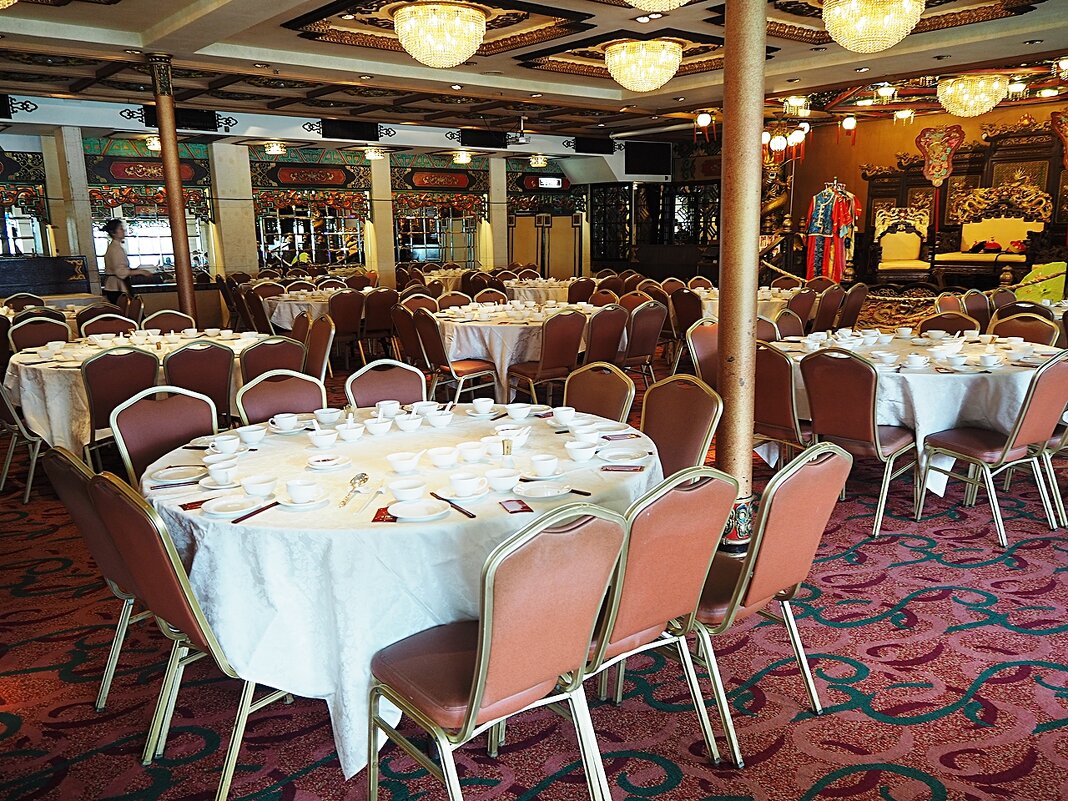 Гонконг Aberdeen, плавучий ресторан "Jumbo Floating Restaurant" - wea *