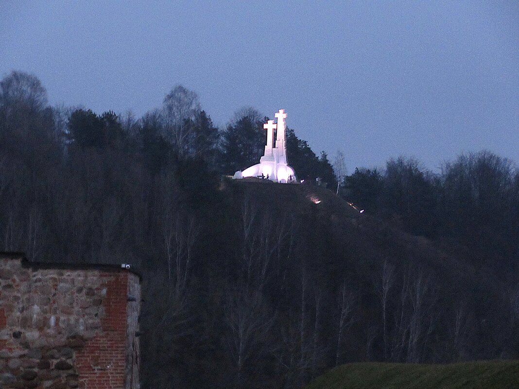 Вид с башни Гедиминаса. Гора Трёх Крестов - Елена Павлова (Смолова)
