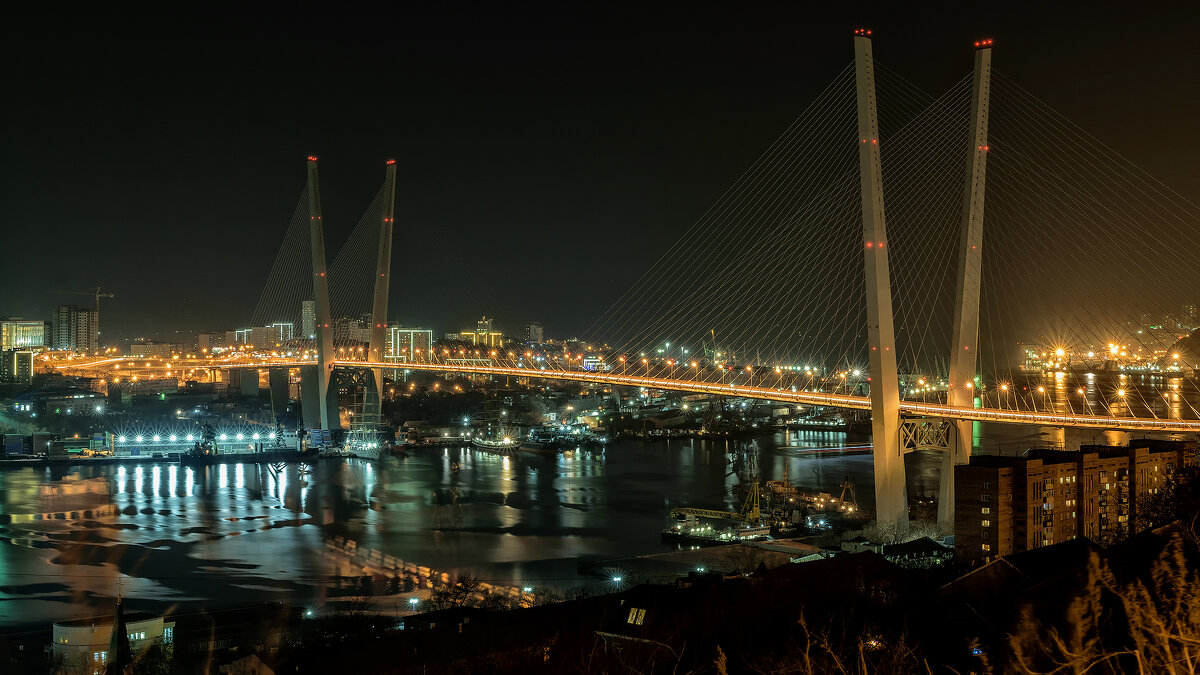 фото моста через бухту золотой рог владивосток