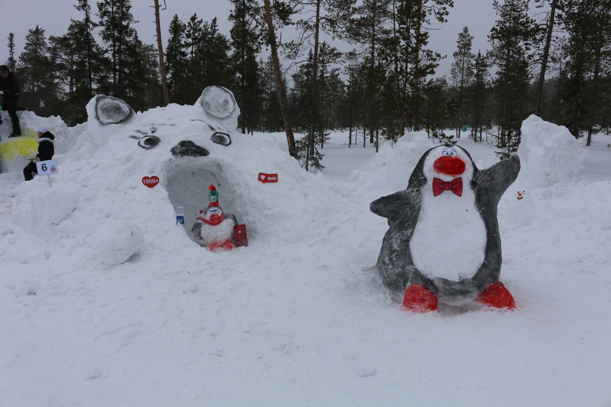 Снежные скульптуры - Ольга 