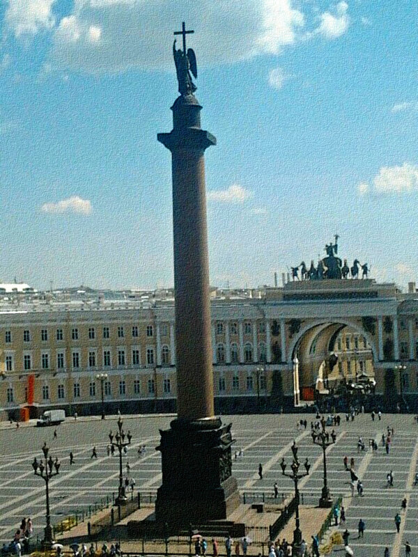 Вид на Дворцовую площадь из окна Эрмитажа - Елена Вишневская