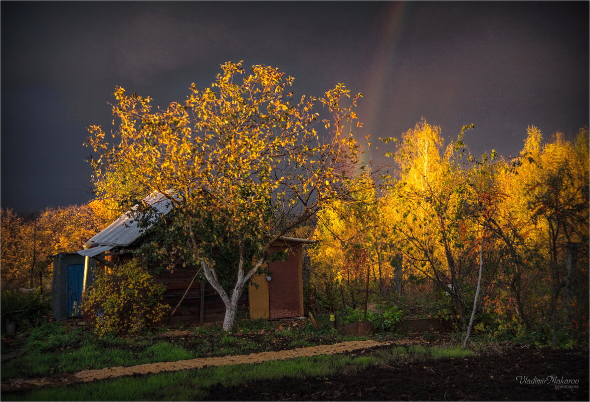 Осенним вечером на огородике - Владимир Макаров