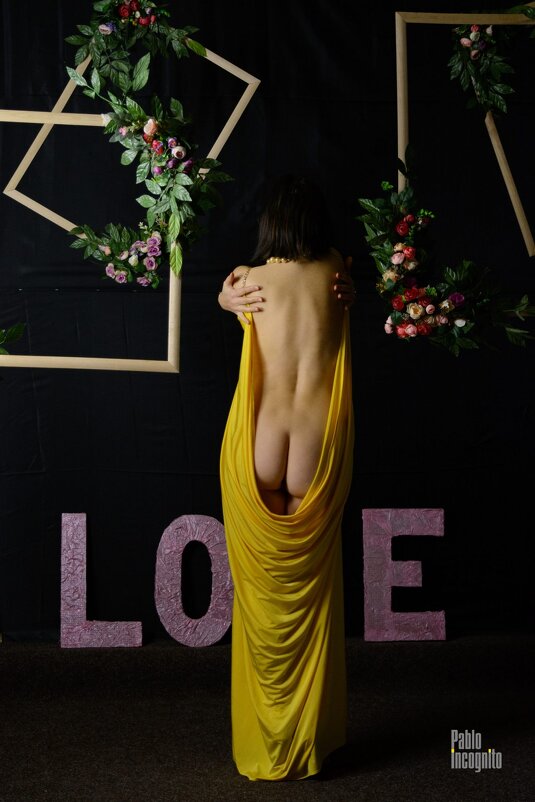 Жёлтое платье. Рамки. 2019 - Iren Adler