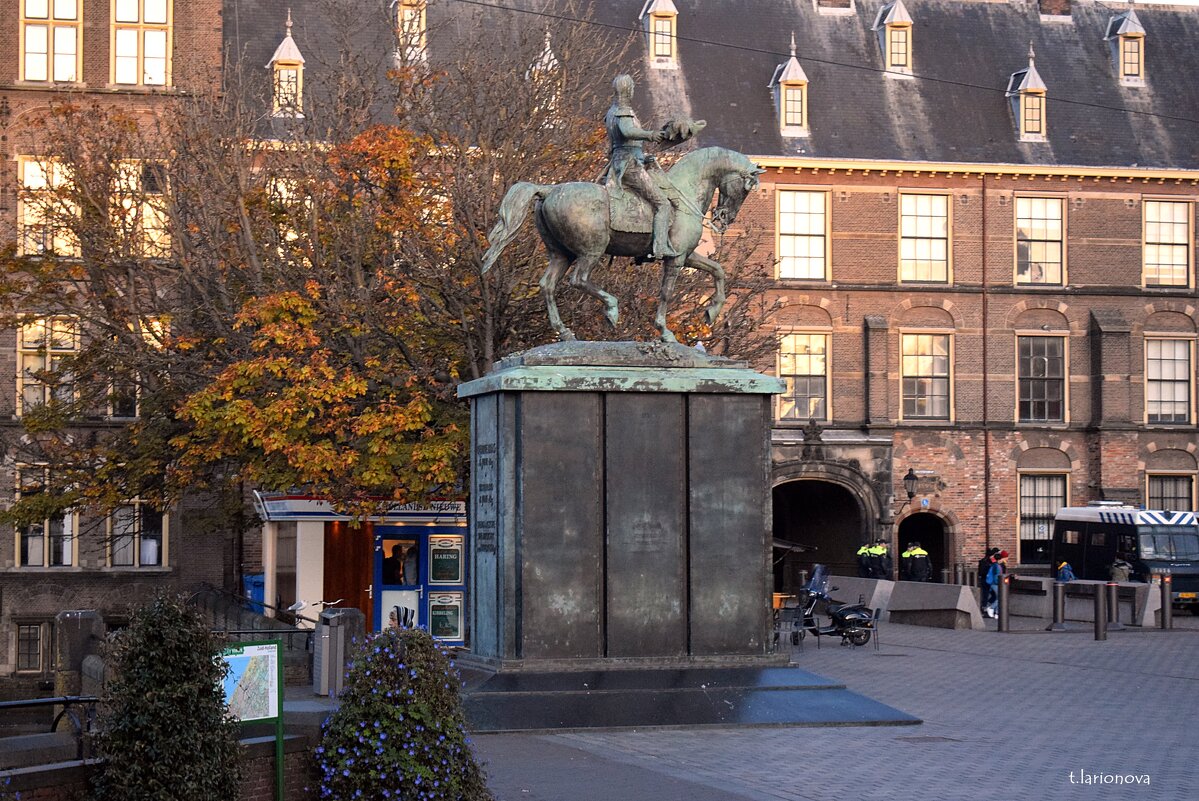 памятник короля Вильгельма II. Гаага - Татьяна Ларионова