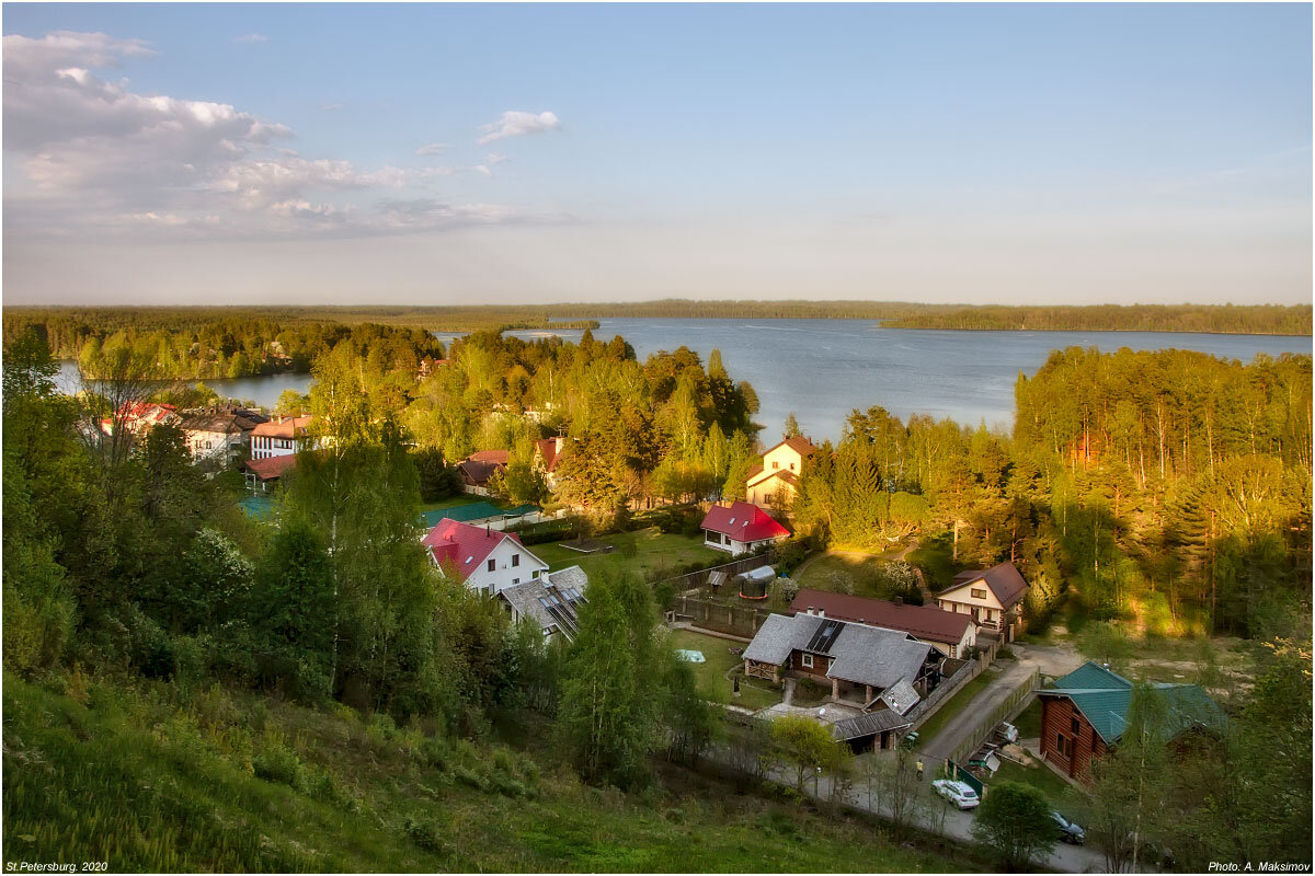 Вид на озеро Чайное и озеро Хепоярви - Александр Максимов