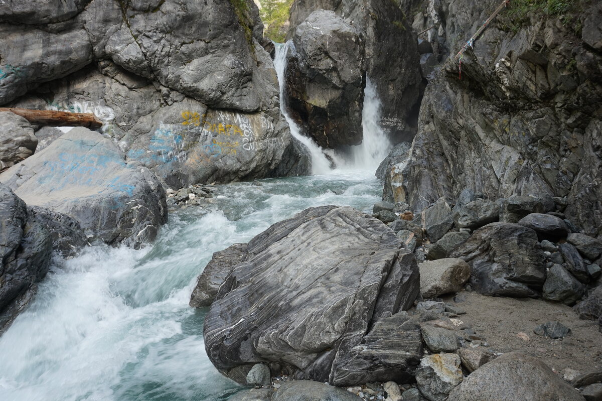 Водопад на реке Кынгырга - Лариса Рогова
