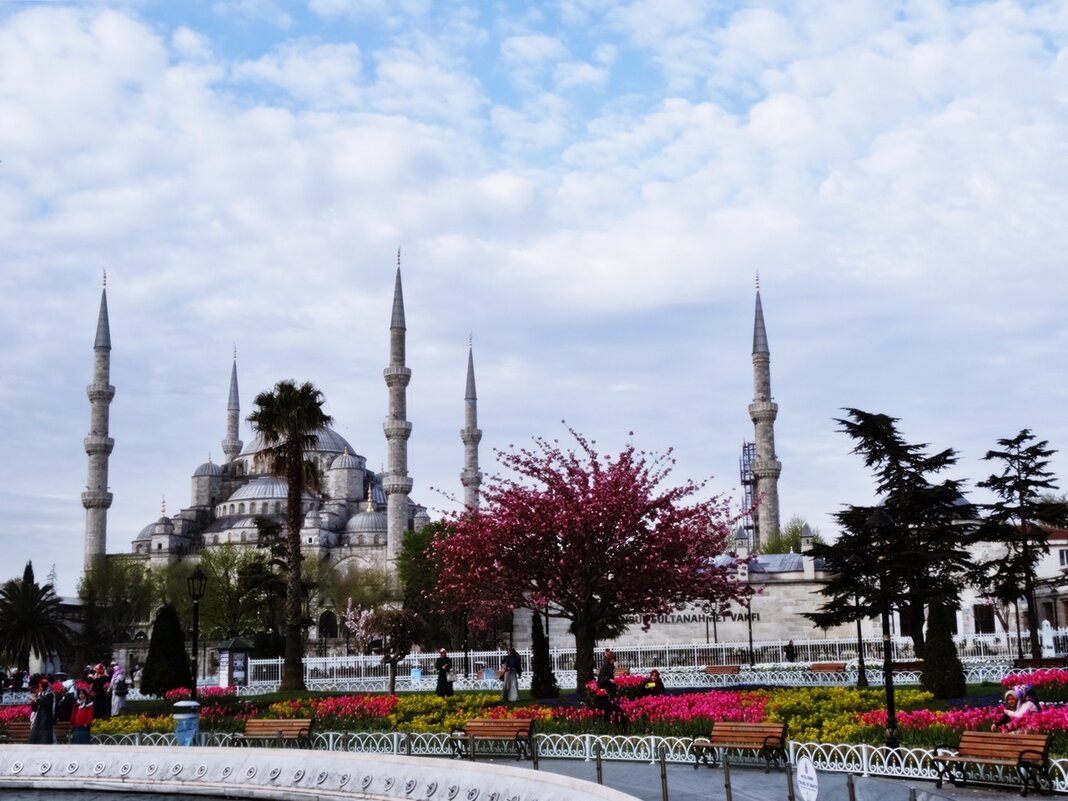 Стамбул Голубая мечеть Мечеть Султанaхмет - wea *