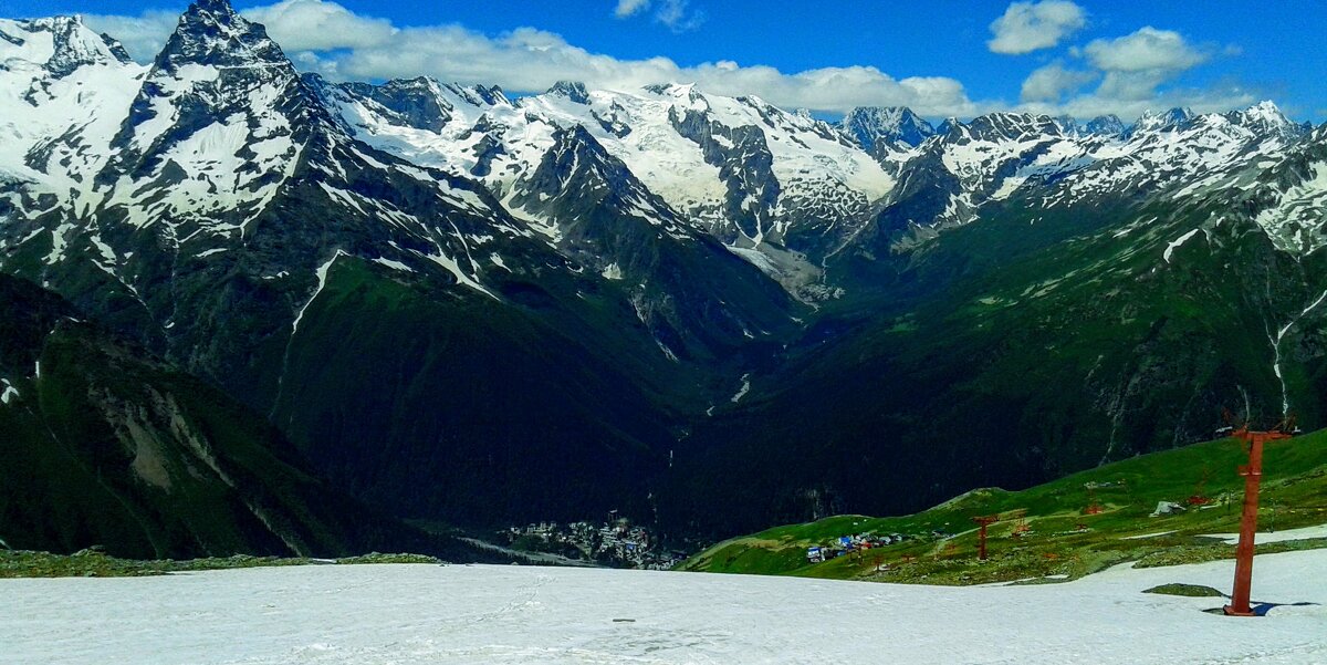 Летние ледники Домбая - Вячеслав Случившийся