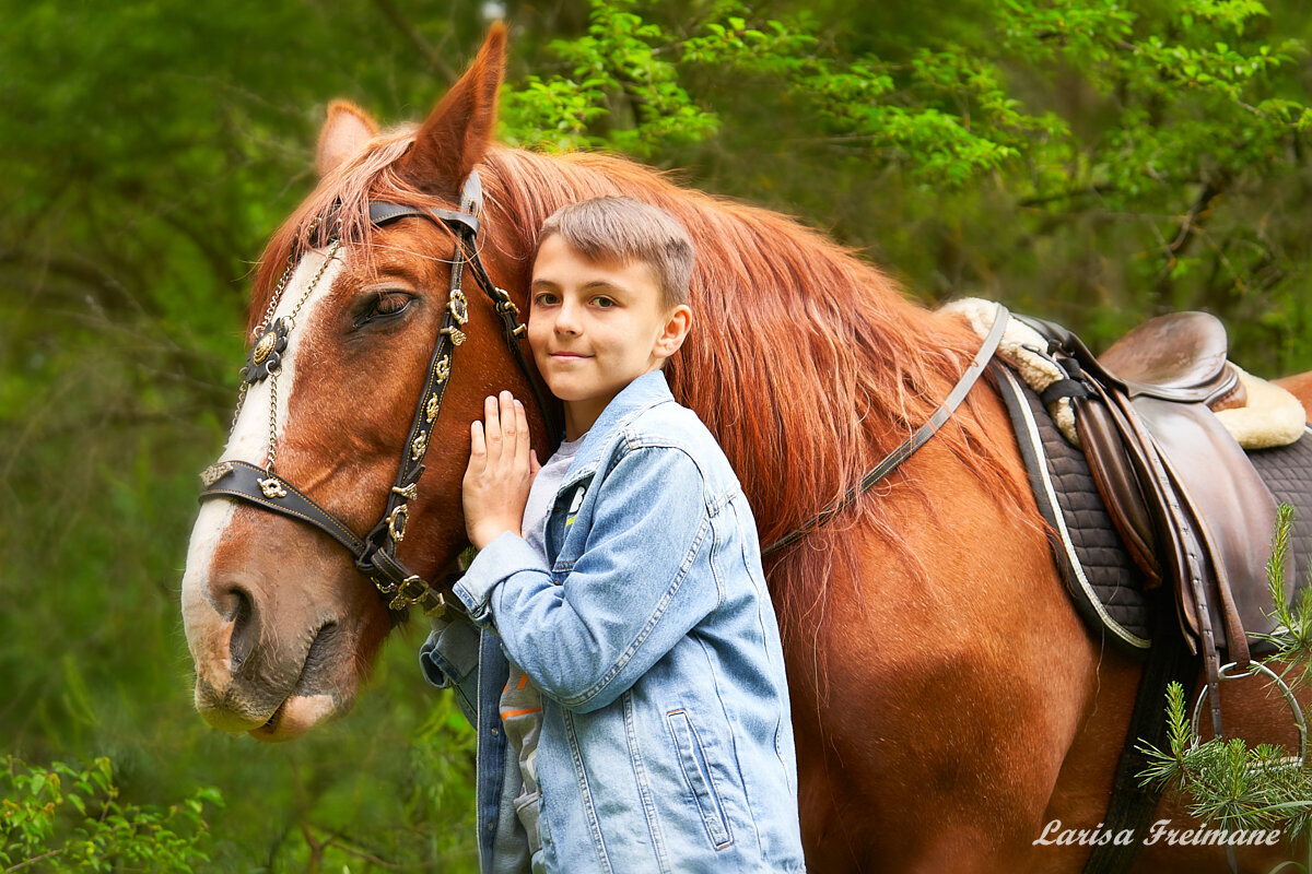 Прогулка с лошадьми - Larisa Freimane