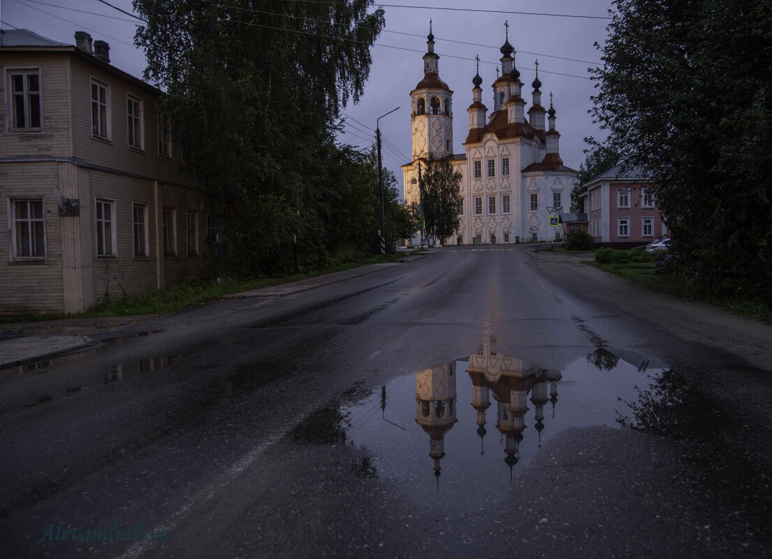 Белая ночь. Тотьма. Входоиерусалимская церковь. - Александра 