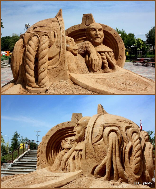 Песочные скульптуры. - Liudmila LLF