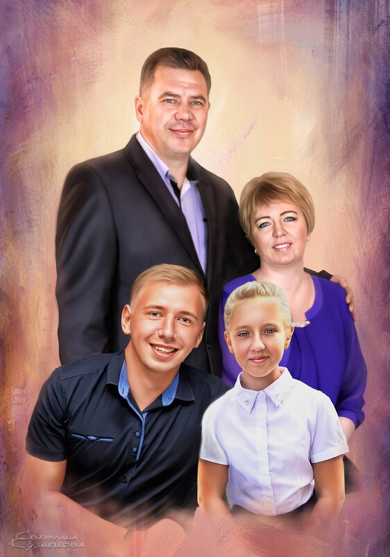 Семейный портрет. - Светлана Кузнецова