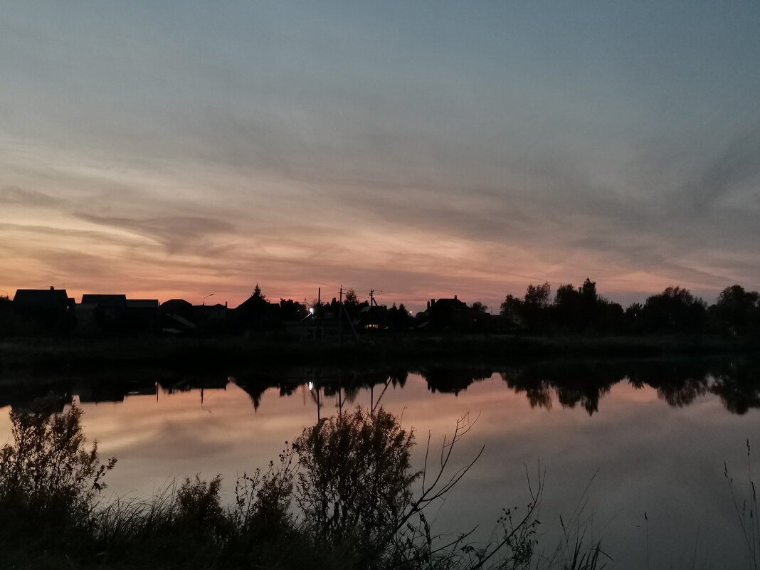 Закат над прудом - Юлия С