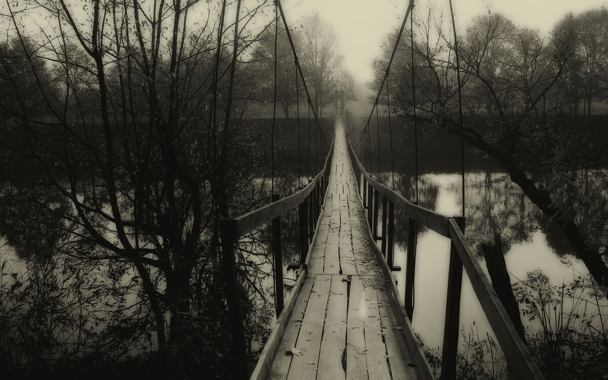 Мостом через реку .... - Volodymyr Shapoval VIS t