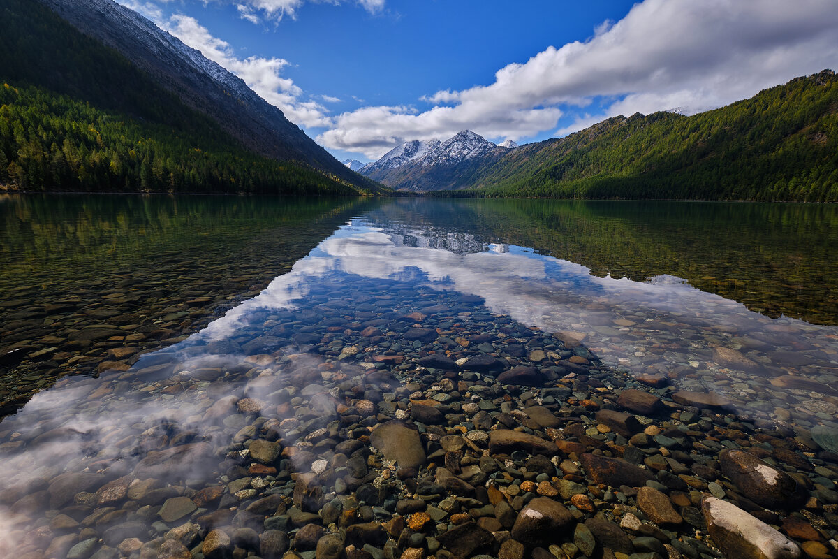Прозрачность горного озера,Алтай - Алексей Мезенцев