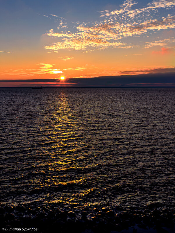 Закат над Финским заливом. - Виталий Буркалов