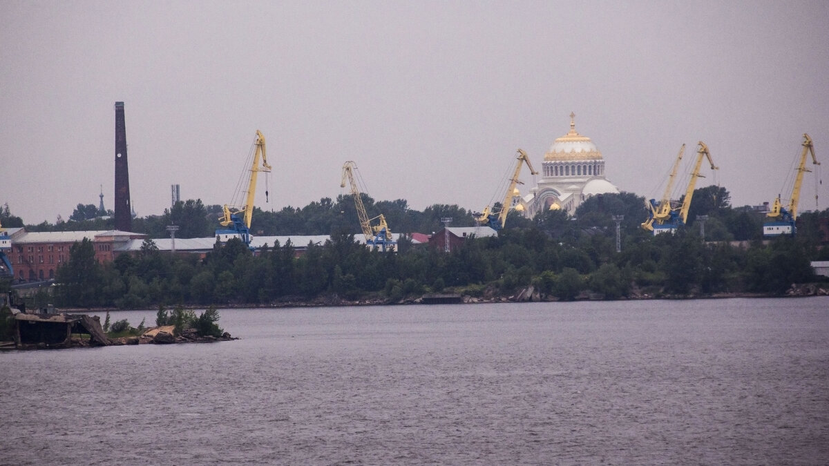 Кронштадт с моря-5 - Александр Рябчиков